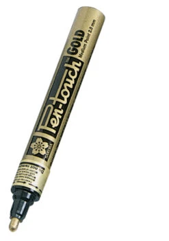 Sakura Pentouch Paint Marker, Medium Tip, Metallic Gold, Each