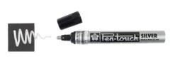 Sakura Pentouch Paint Marker, Medium Tip, Metallic Silver, Each
