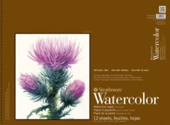Strathmore 400 Series Watercolor Pad, 18 X 24 Inches, 140 Lb, 12 Sheets