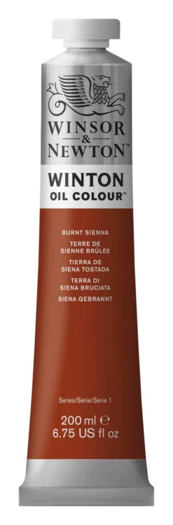 Winsor & Newton Winton Oil Color, 6.75 Ounce Tube, Burnt Sienna