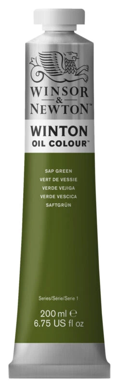 Winsor & Newton Winton Oil Color, 6.75 Ounce Tube, Sap Green