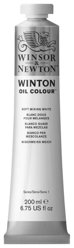 Winsor & Newton Winton Oil Color, 6.75 Ounce Tube, Soft Mixing White