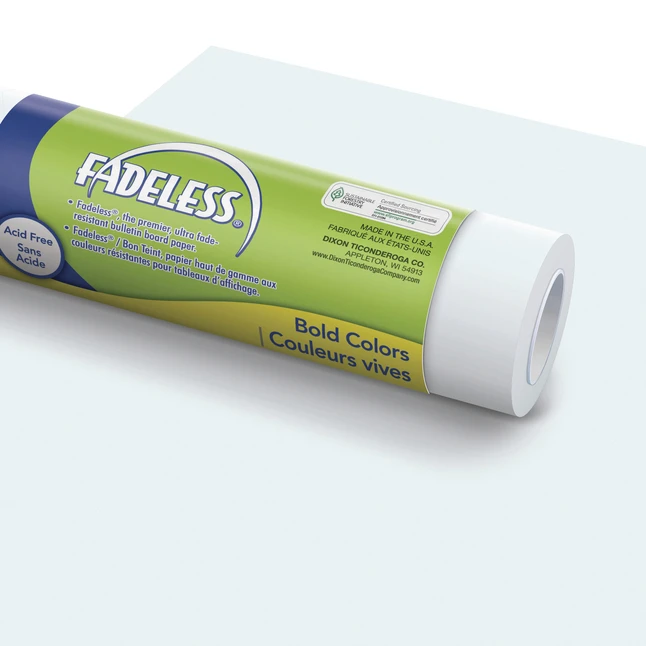 Fadeless Designs Paper Roll, White, 48 Inches X 200 Feet 3 Fadeless Designs Paper Roll, White, 48 Inches X 200 Feet