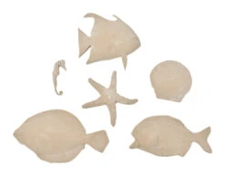 Sax Gyotaku Latex-Free Tropical Set, 6 Pieces, Set Of 6