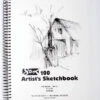 Sax 100 Artist's Sketchbook, 80 Lb, 11 X 14 Inches, White -Art Supplies 402684 ecommfullsize