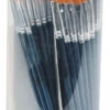 Sax True Flow Golden Synthetic Taklon Paint Brushes, Assorted Sizes, Set Of 108 -Art Supplies 402752 ecommfullsize