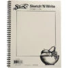 Sax Sketch 'N Write Spiral Binding Sketchbook, 20 Lbs, 8-1/2 X 11 Inches, 50 Sheets -Art Supplies 404301 ecommfullsize