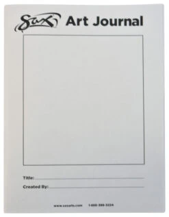 Sax Sulphite Art Journal, 50 Lbs, 8-1/2 X 11 Inches, White