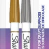 Sharpie Oil Based Paint Markers, Fine Tip, Metallic Gold/Silver, Pack Of 2 -Art Supplies 405864 A ecommfullsize