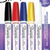 Sharpie Oil Based Paint Markers, Medium Point, Assorted Classic Colors, Set Of 5 -Art Supplies 405871 ecommfullsize