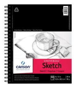 Canson Recycled Sketch Pad, 9 X 12 Inches, 65 L, 100 Sheets