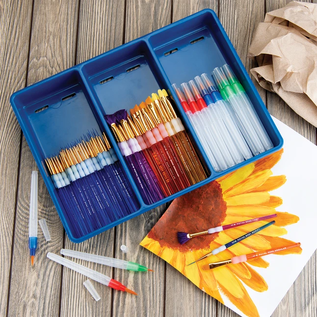 Royal & Langnickel Big Kid's Choice Specialty Brush Set, Assorted Sizes, Set Of 90 Brushes 5 Royal & Langnickel Big Kid's Choice Specialty Brush Set, Assorted Sizes, Set Of 90 Brushes - Image 3