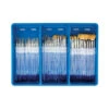 Royal & Langnickel Soft Grip Golden Taklon Brush Specialty Classroom Pack, Assorted, Set Of 72