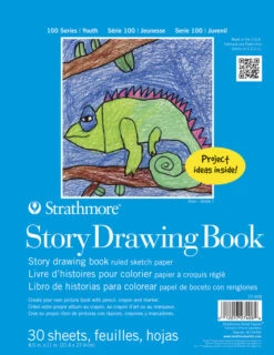 Strathmore Kids Story Drawing Book, 8-1/2 X 11 Inches, 30 Sheets