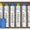 Shiva Artists Non-Toxic Oil Color Paintstick Set, 4-1/2 X 5/8 In, Assorted Iridescent Color, Set Of 12 -Art Supplies 410803 ecommfullsize
