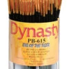 Dynasty PB-615 Eye Of The Tiger Round Synthetic Hair Acrylic Handle Paint Brush Set, Assorted Size, Black, Set Of 150 -Art Supplies 411086 ecommfullsize
