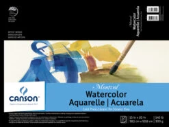 Montval Acid-Free Cold Press Watercolor Paper, 140 Lb, 15 X 20 Inch, Natural White