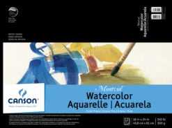 Montval Acid-Free Cold Press Watercolor Paper, 140 Lb, 18 X 24 Inch, Natural White