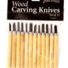 Jack Richeson Economy Carving Tool Set, 5 Inches, Set Of 12 -Art Supplies 428165 ecommfullsize