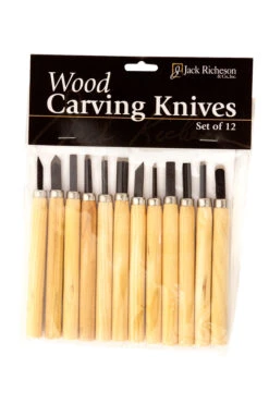 Jack Richeson Economy Carving Tool Set, 5 Inches, Set Of 12