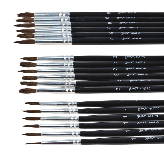 Sax Elementary School Trim Paint Brushes, Assorted Sizes, Pack Of 36 5 Sax Elementary School Trim Paint Brushes, Assorted Sizes, Pack Of 36 - Image 3