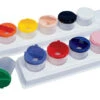 Jack Richeson Neatness Plastic Paint Cup Set With (2) Trays, 8 Oz, Assorted Color, Set Of 12 -Art Supplies 457064 ecommfullsize 1
