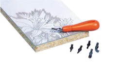 Jack Richeson Linoleum Cutter Set, 1 Handle Tool And 6 Assorted Blades