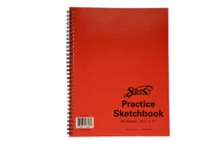 Sax Spiral Binding Smooth Sketchbook, 50 Lb, 8-1/2 X 11 Inches, 50 Sheets, White