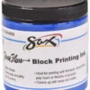 Sax True Flow Water Soluble Block Printing Ink, 8 Ounces, Primary Blue -Art Supplies 461918 A ecommfullsize