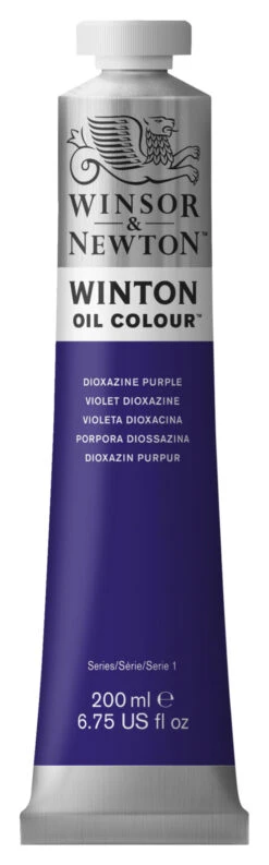 Winsor & Newton Winton Oil Color, 6.75 Ounce Tube, Dioxazine Purple