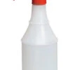 Clear Poly Bottle With Trigger Sprayer, 32 Ounces, Clear -Art Supplies 468755 ecommfullsize