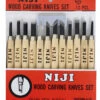 Niji Yasutomo Wood And Linoleum Cutting Set, Set Of 12 2 Niji Yasutomo Wood And Linoleum Cutting Set, Set Of 12 -Art Supplies 567394 A ecommfullsize